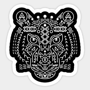 Tribal Tiger Sticker